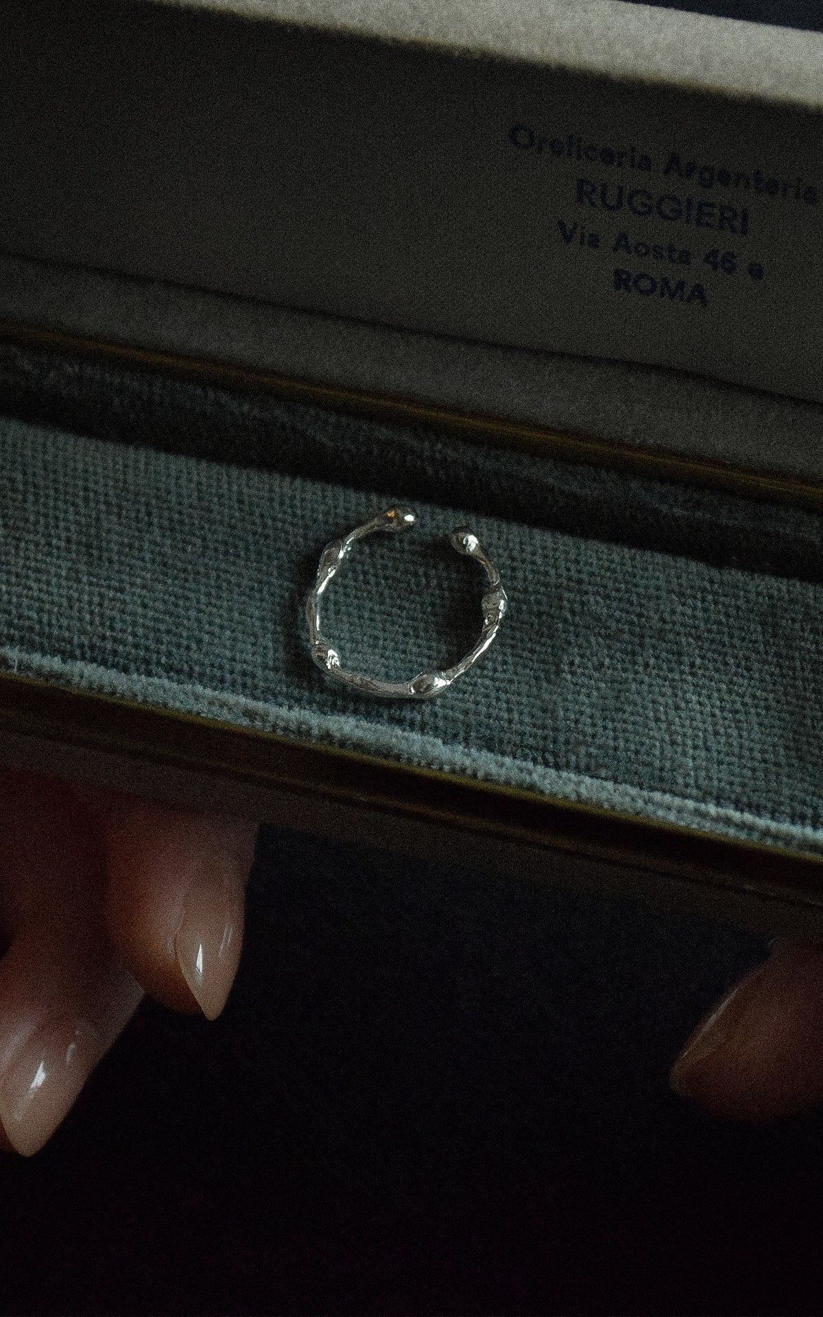 Ball ear cuff & ring