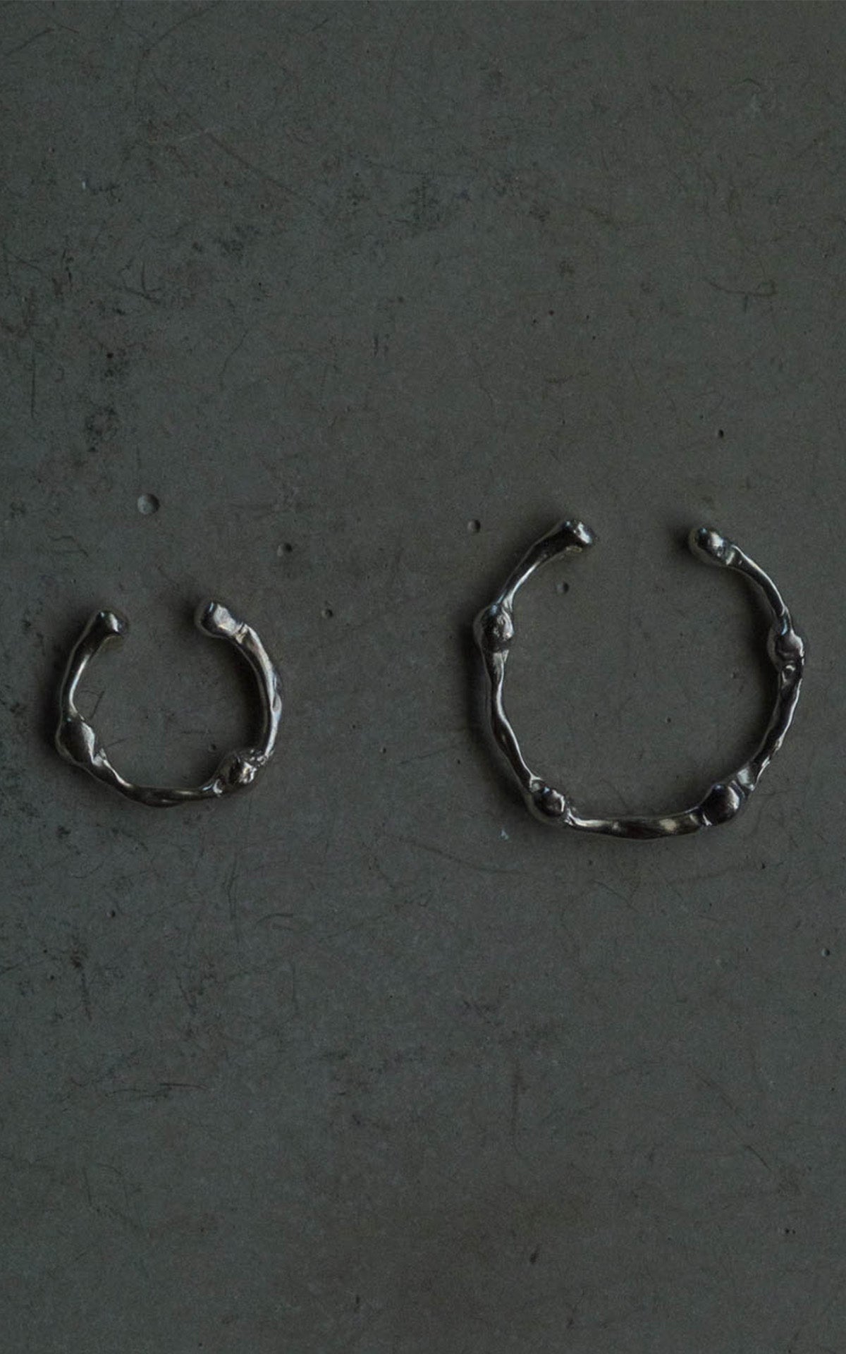 Ball ear cuff & ring