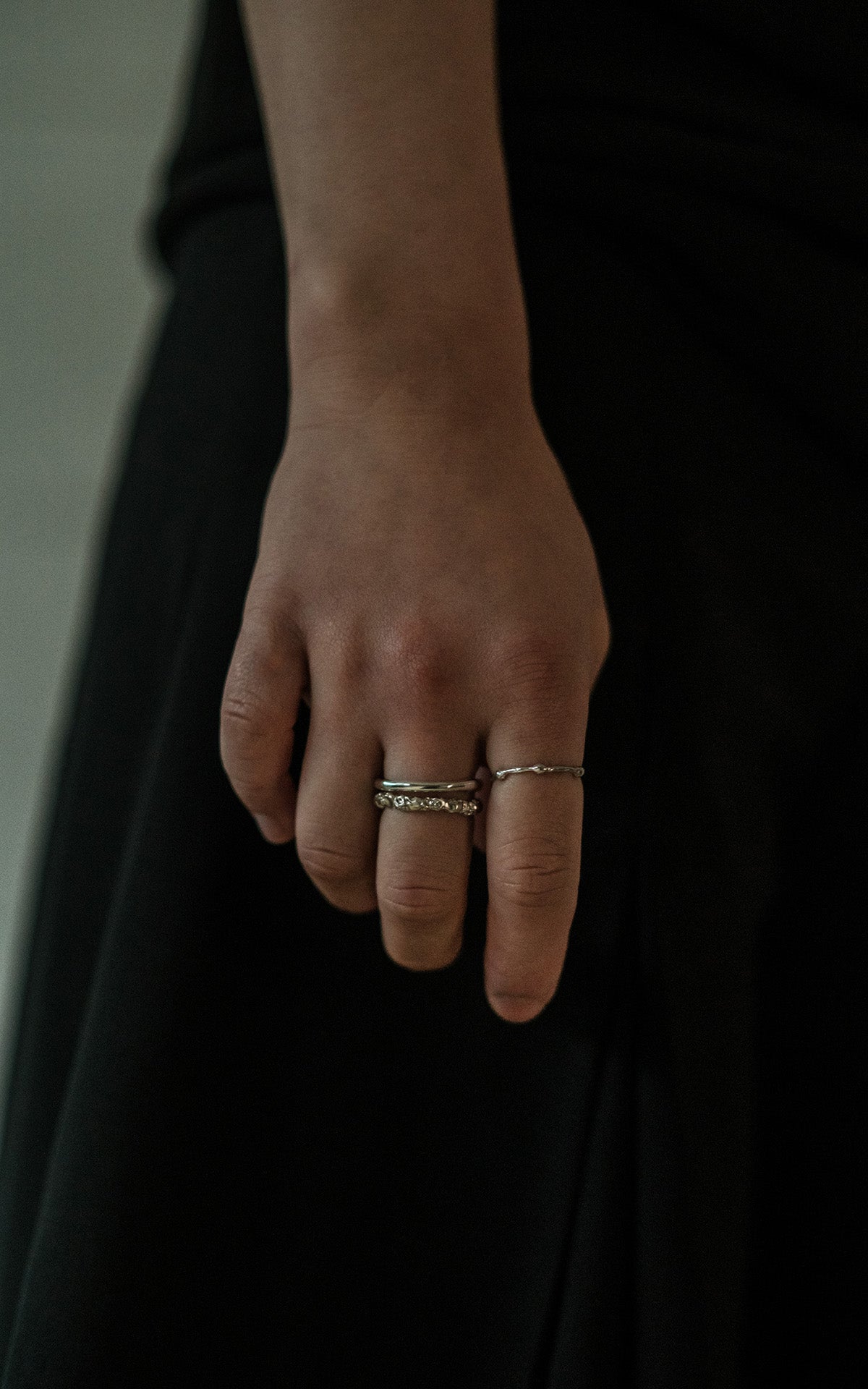 Ball ear cuff & ring