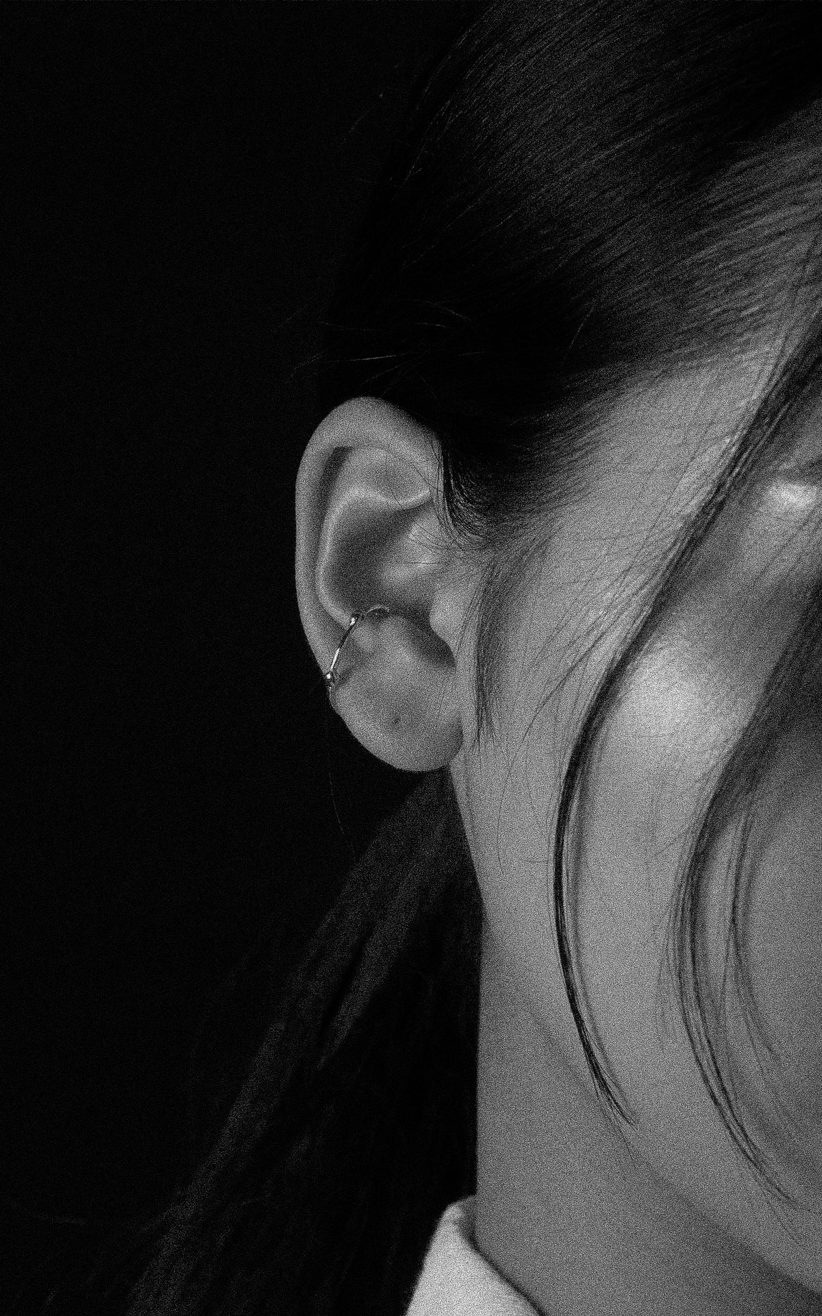 Ball ear cuff & ring