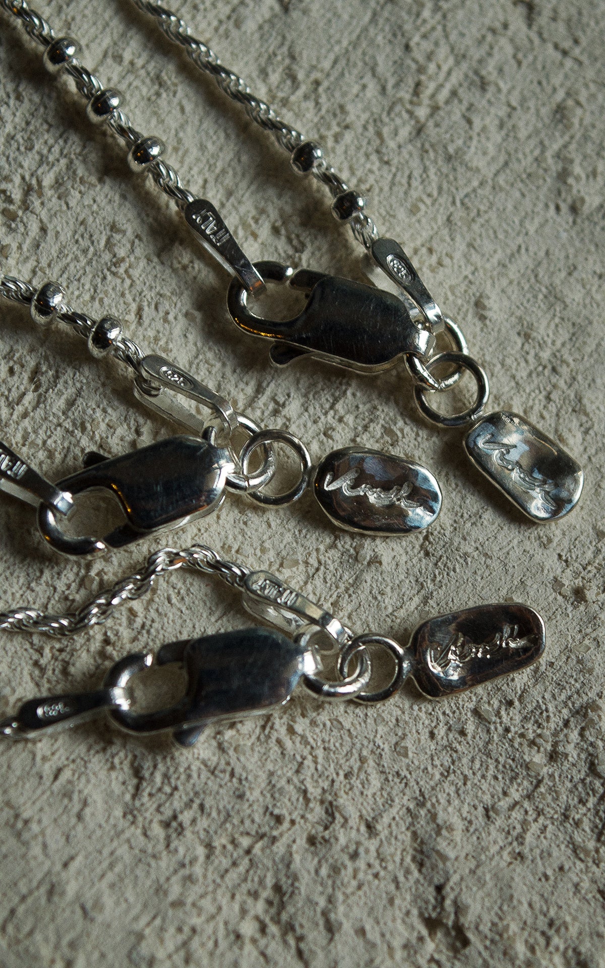 Design rope chain necklace