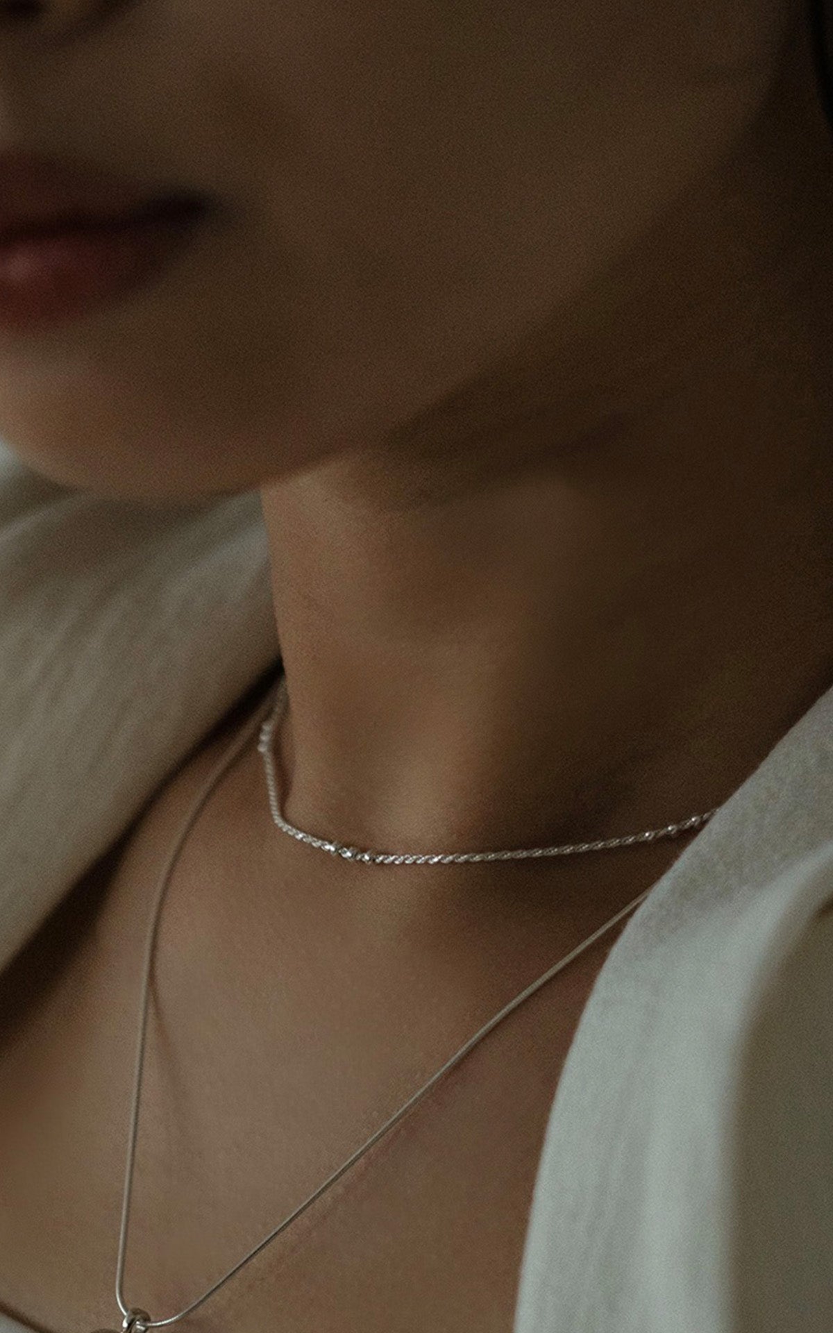 Design rope chain necklace