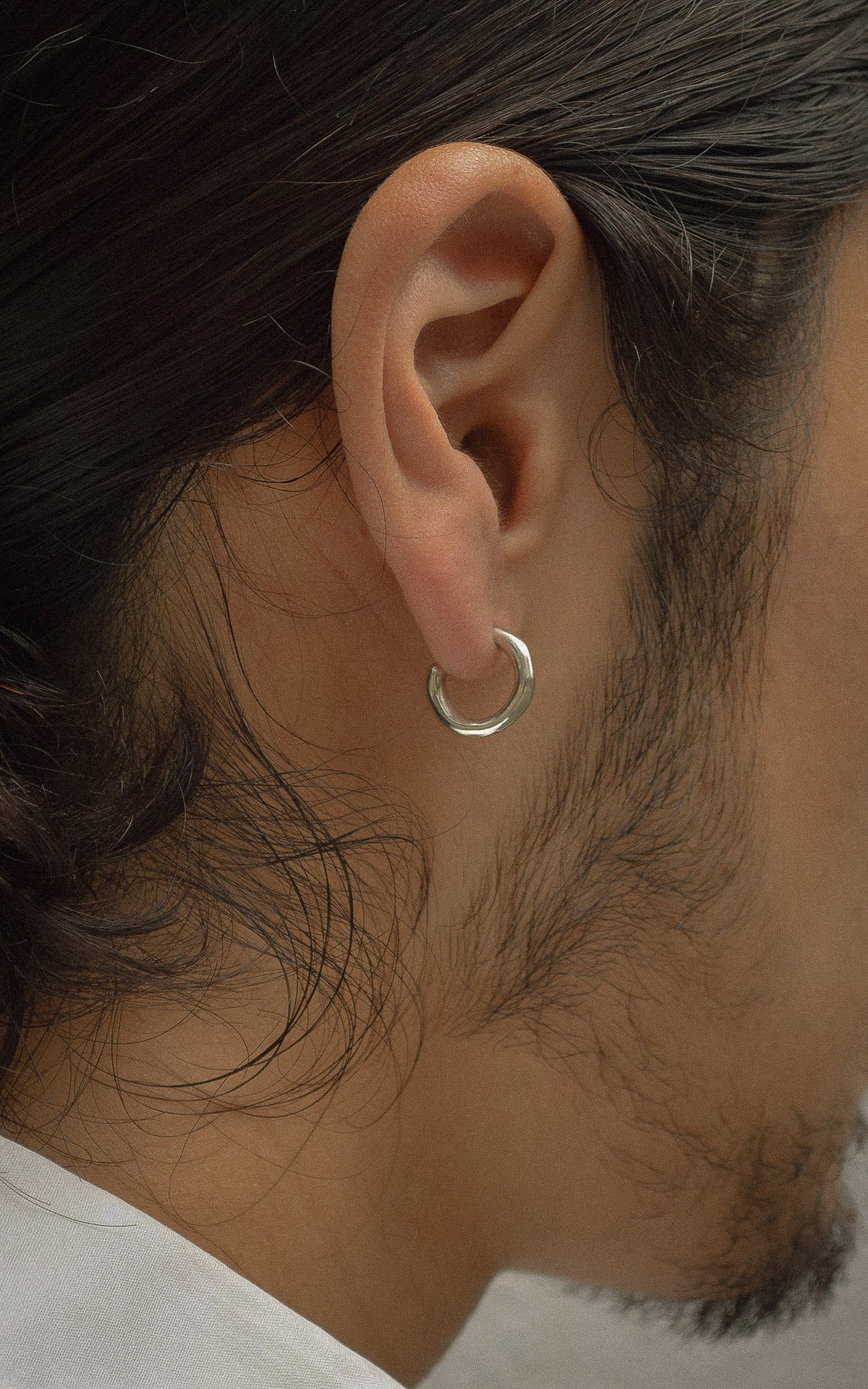 Melt hoop pierce (M) – VINash Jewelry