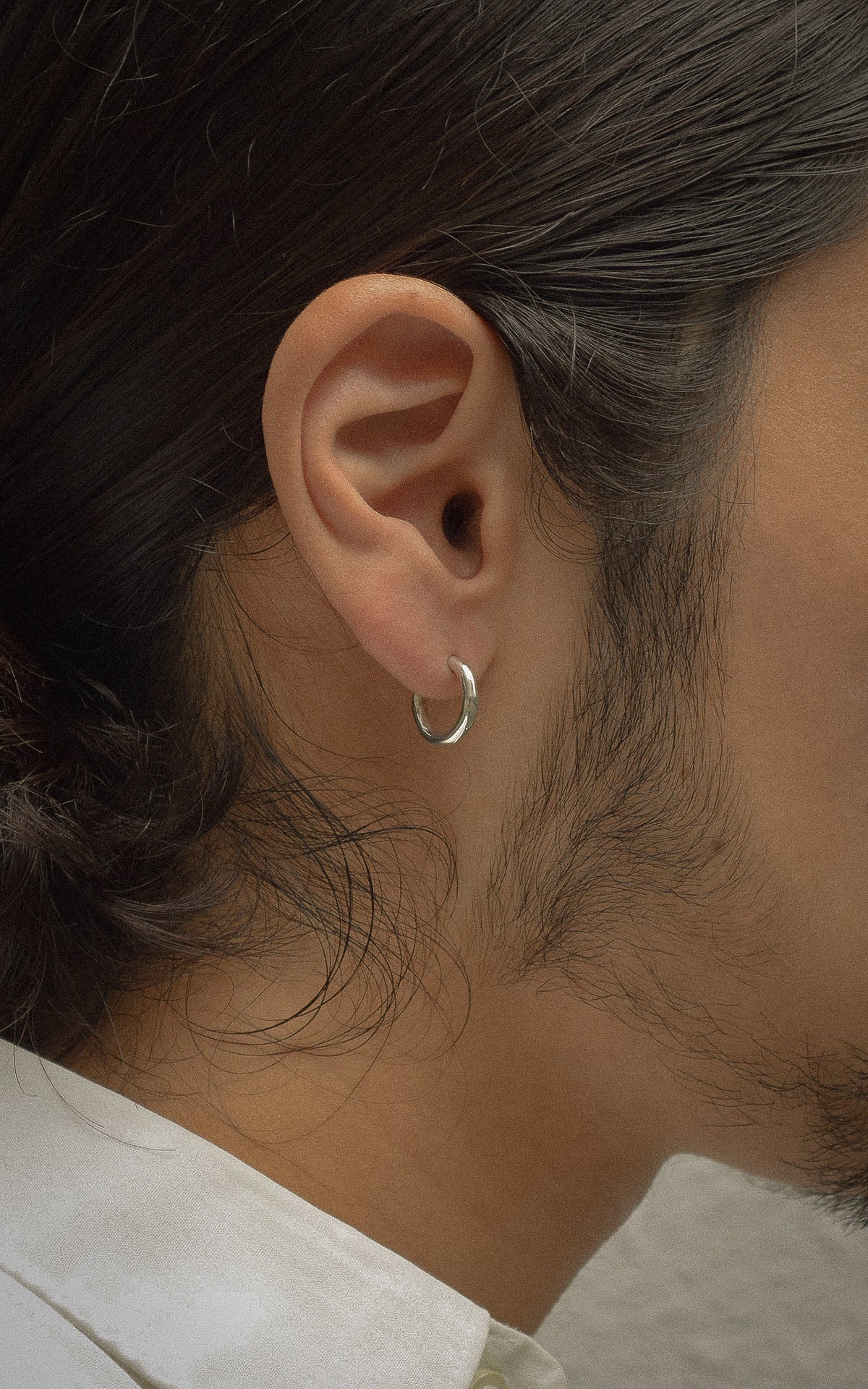 Melt hoop pierce (M) – VINash Jewelry