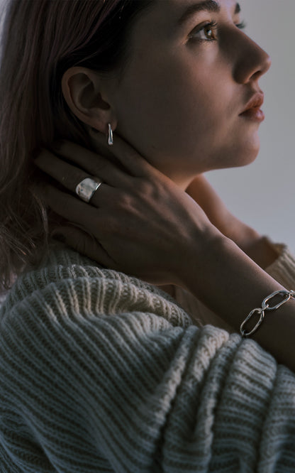 Vintage "V” pierce